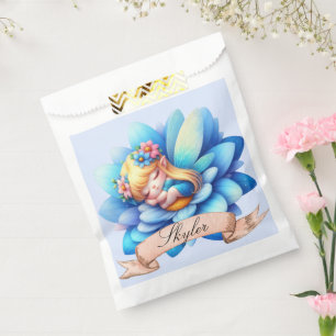 Bolsa De Papel Cute Whimsical Floral Sweets Dreams Sleeping Fairy