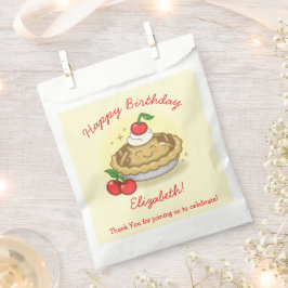 Bolsa De Papel Cutie Pie Birthday Party Kids Cherry