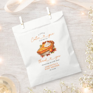 Bolsa De Papel Cutie Pimpkin Fall Baby Shower Gracias