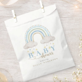 Bolsa De Papel Cuto Boho Whimsical Rainbow Boy Baby Shower