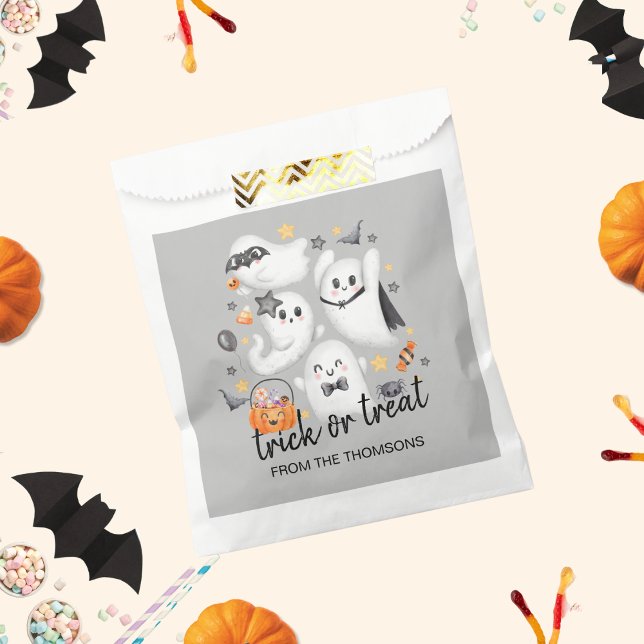 Bolsa De Papel Cuto disfraz Fantasma Calabaza Halloween (Subido por el creador)