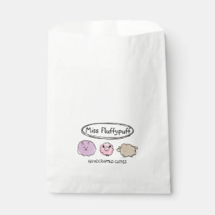 Bolsa De Papel Cuto doodle acuarela oveja tejer crochet