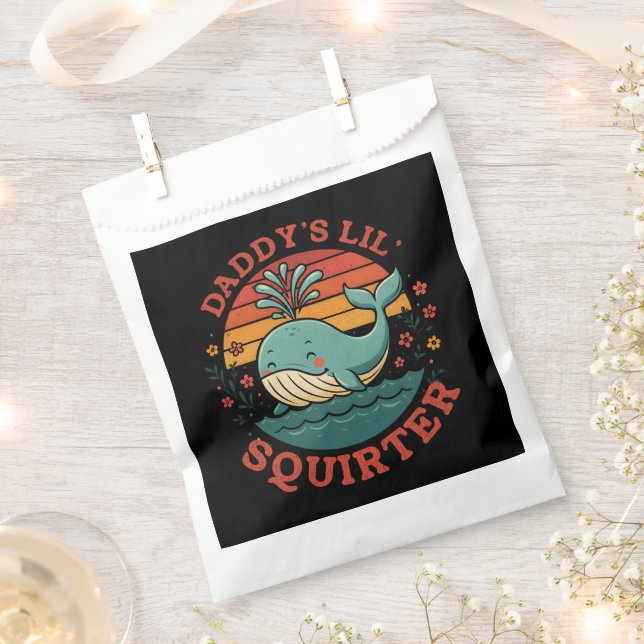 Bolsa De Papel Daddys Little Whale (Cortado)