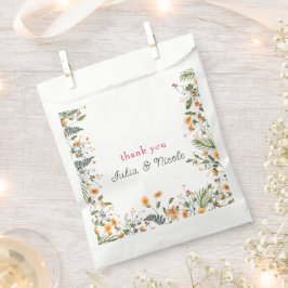 Bolsa De Papel Daffodils Botánicos Daisy Peony Flowers Boda