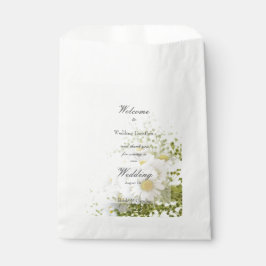 Bolsa De Papel Daisies en amor - Editable Boda Bouquet