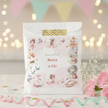 Dance and twirl cute ballerina ballet kid birthday