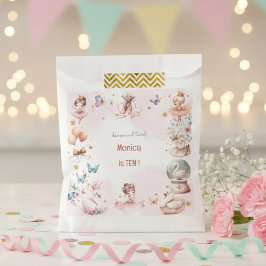 Bolsa De Papel Dance and twirl cute ballerina ballet kid birthday