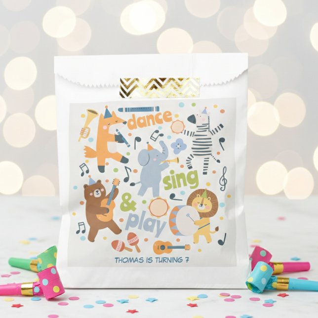Bolsa De Papel Dance sing and play kids birthday (Subido por el creador)