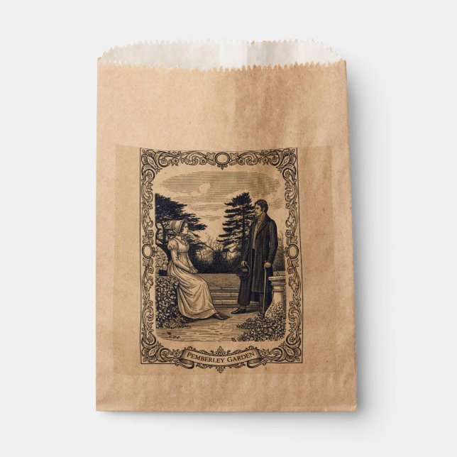 Bolsa De Papel Darcy y Elizabeth (Anverso)