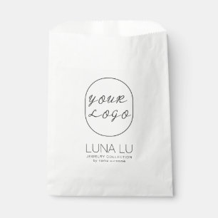Bolsa de papel de envío con logotipo de sobres mi