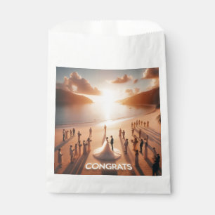 Bolsa de papel de felicitación