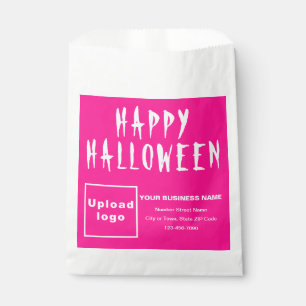 Bolsa de papel de fondo rosado para empresas de Ha