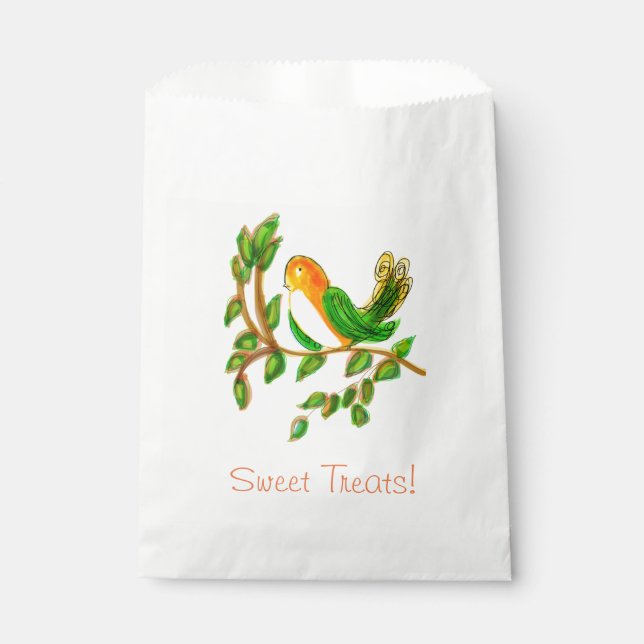 Bolsa de papel de golosinas dulces (Anverso)