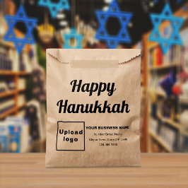 Bolsa de papel de Hanukkah Brown