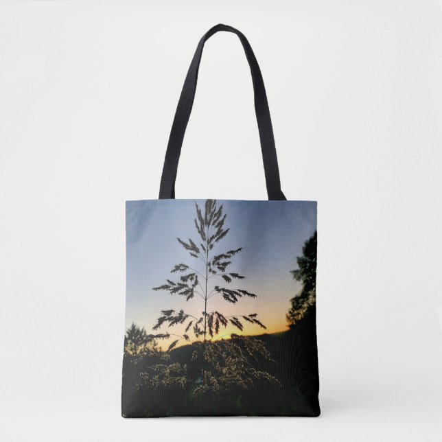 Bolsa de papel de Johnson Grass All Over Print (Anverso)