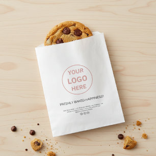Bolsa de papel de panadería con logotipo Personali