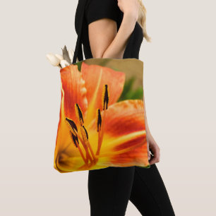 Bolsa de papel de tigre naranja
