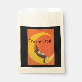 Bolsa de papel de truco o tratamiento