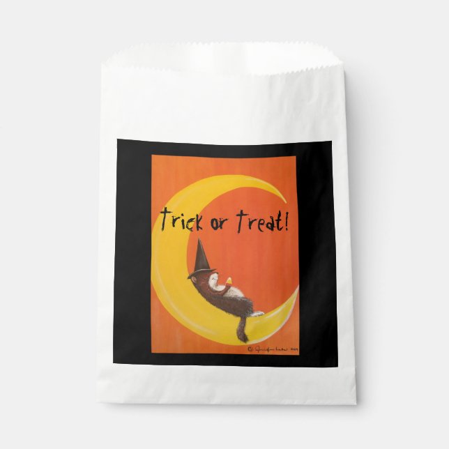Bolsa de papel de truco o tratamiento (Anverso)