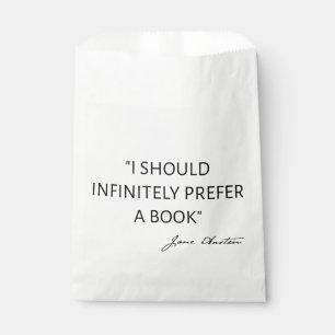Bolsa De Papel Debería Preferir Infinitamente Un Libro - Jane Aus