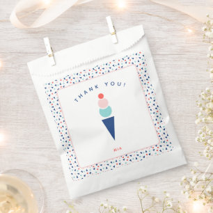 Bolsa De Papel Decoración Personalizado de helados de Fiesta en a