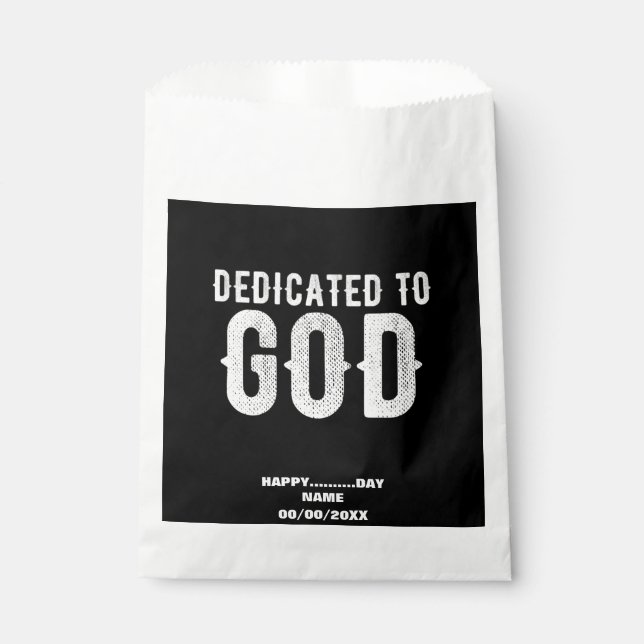 BOLSA DE PAPEL DEDICADO AL TEXTO BLANCO DEL PERSONALIZABLE GUAY D (Anverso)