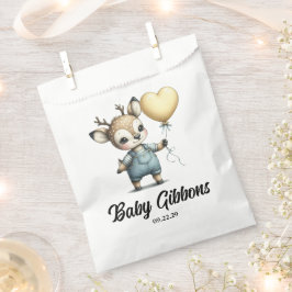 Bolsa De Papel Deer Baby Shower