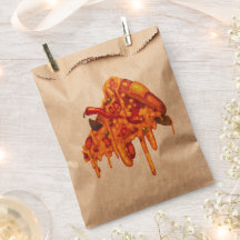 Deliciosa pizza Favor Bags