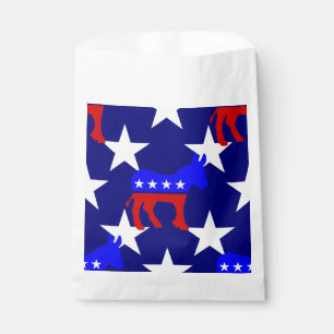 Bolsa De Papel demócrata burro política estrellas de las eleccion