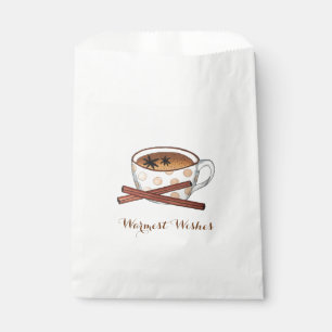 Bolsa De Papel Deseos más cálidos Masala Chai Copa de Té en India