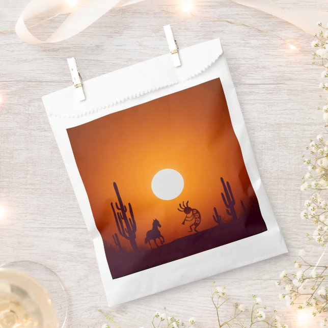 Bolsa De Papel desierto de Kokopelli Arizona en el suroeste (Cortado)