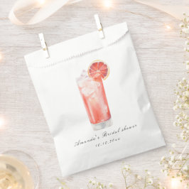 Bolsa De Papel Despedida de soltera Cóctel de cítricos