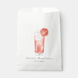 Bolsa De Papel Despedida de soltera Cóctel de cítricos