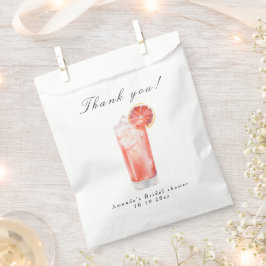 Bolsa De Papel Despedida de soltera Cóctel de cítricos
