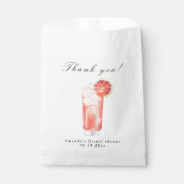 Bolsa De Papel Despedida de soltera Cóctel de cítricos
