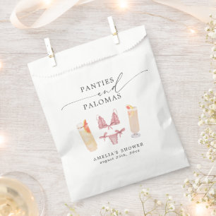 Bolsa De Papel Despedida de soltera con bragas y palomas
