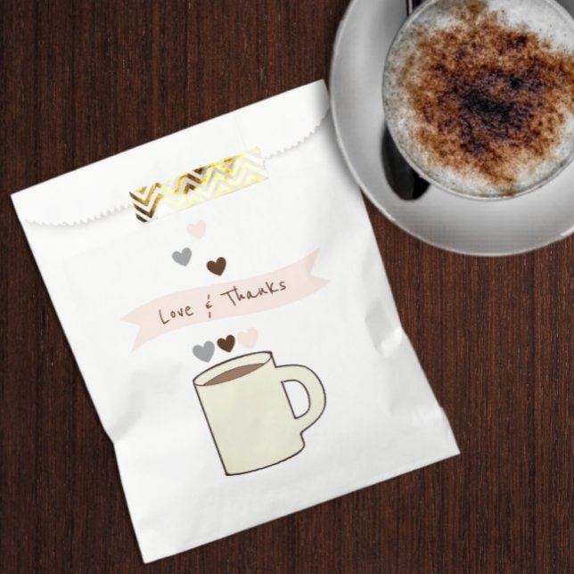 Bolsa De Papel Despedida de soltera con café (Subido por el creador)