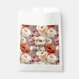 Bolsa De Papel Despedida de soltera con flores de primavera en cr