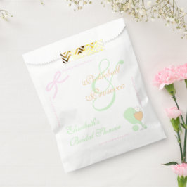 Bolsa De Papel Despedida de soltera de pickleball y prosecco