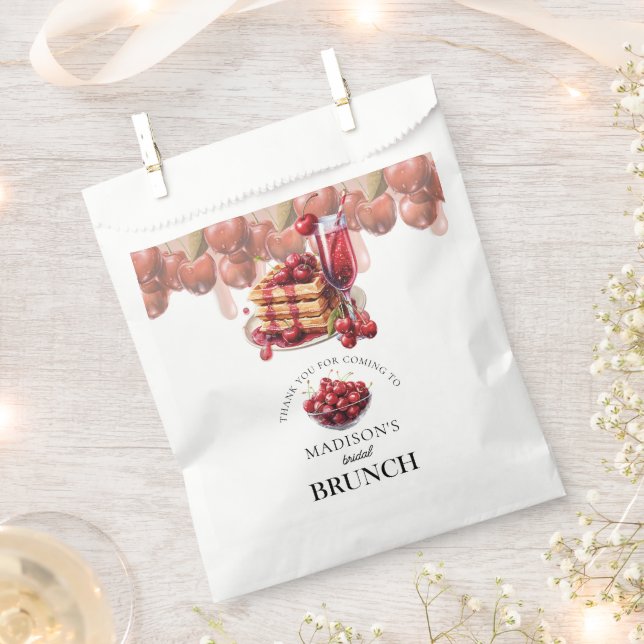 Bolsa De Papel Despedida de soltera Flor de Cerezo - Personalizad (Cortado)