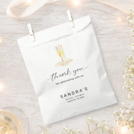 Bolsa De Papel Despedida de soltera minimalista moderna Perlas y 