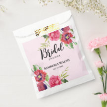 Despedida de Soltera Moderno Rojo Floral Rosa sobr