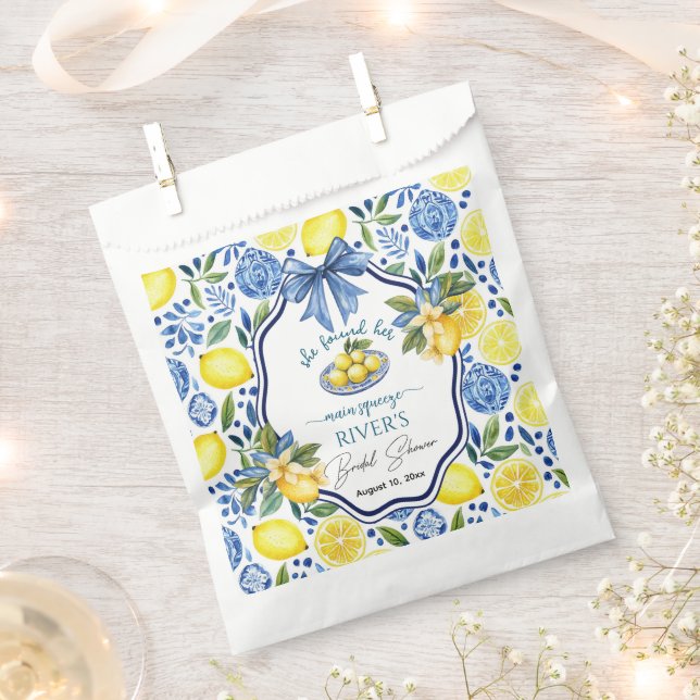 Bolsa De Papel Despedida de soltera: She Found Her Main Squeeze (Cortado)