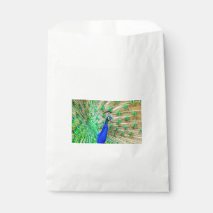Bolsa De Papel Desplome de pavo real