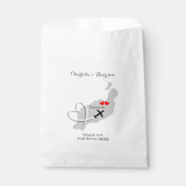 Bolsa De Papel Destino tropical Lanzarote España Boda de playa