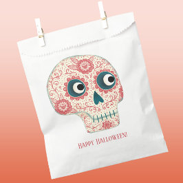 Bolsa De Papel Día de la Calavera del Azúcar en la Halloween muer