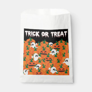 Bolsa De Papel Día de las Brujas Fantasmas Parche de Calabaza Emb