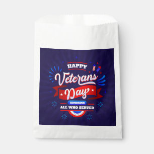 Bolsa De Papel Día de los Veteranos
