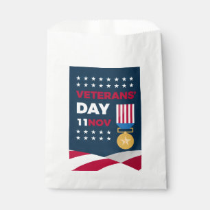 Bolsa De Papel Día de los Veteranos - Honrando a todos los que si