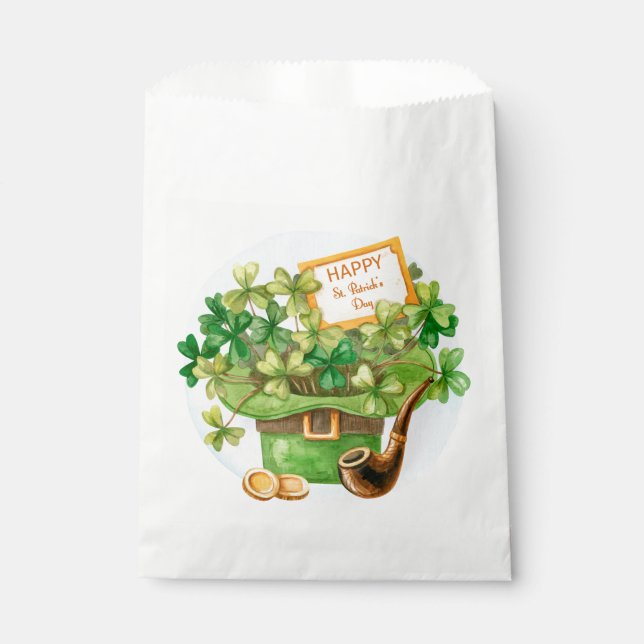 Bolsa De Papel Día de San Patricio (Anverso)